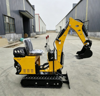 Pengiriman Gratis Excavator Mini Crawler Produktivitas Tinggi 0.8 Ton untuk Mesin EURO 5 EPA 1 Tahun Sistem Hidrolik Penuh untuk Pertanian