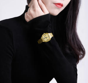 5042 không thấm nước của phụ nữ thạch anh xem hàng đầu sang trọng phụ nữ thời trang thép không gỉ da Vòng đeo tay đơn giản nữ Đồng hồ - Product Image 3