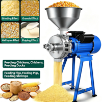 Moulin Électrique Commercial pour Grains, Moulin à Sec et Humide pour Épices, Maïs, Blé, Arachides, Lait de Soja, Pâte de Riz, Farine, Machine à Moudre le Maïs