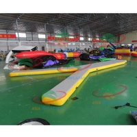 Vente Flash : Îles Flottantes Gonflables, Plateforme Ponton pour Bateaux et Jet-skis, Plateforme de Quai Gonflable