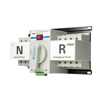 KINEE haute qualité commutateur de transfert automatique contrôleur de générateur monophasé 2 phases 4p 63a ac double commutateur de puissance