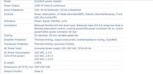 โมดูลเพาเวอร์แอมป์ KLA181A 1000W ระดับมืออาชีพ คลาส D - Product Image 6