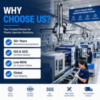 Boîtes de déménagement en plastique empilables et recyclables, robustes, avec couvercle à charnières, étanches, conteneurs logistiques