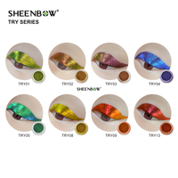 Pigment métallique multichrome Sheenbow hautement pigmenté, pigment changeant de couleur, pigment caméléon, poudre scintillante en vrac pour le maquillage