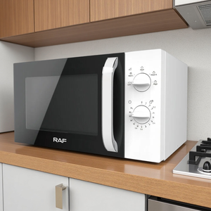 RAF Microwave <strong>Oven</strong> 23L EU Plug Turntable Heating Visible Window Energy Saving Compact Kitchen Appliance Home Office Use - Product Image 1