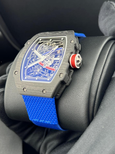 Reloj Deportivo Ultraligero para Uso Diario, Caja de Material Compuesto de Carbono TPT, Movimiento Automático Esqueletizado, Reloj de Lujo para Hombre con Movimiento Rm6703 - Product Image 6