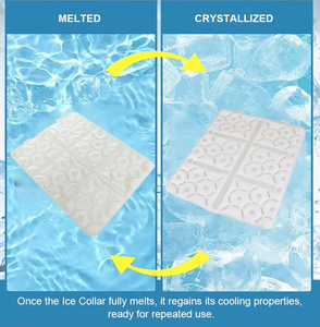 Kişiselleştirilmiş Taşınabilir Kafes Tasarımlı TPU <span class=keywords><strong>PCM</strong></span> Spor ve Eğlence İçin Yaz Sıcaklığına Karşı Soğutucu Oturma Minderi - Product Image 4