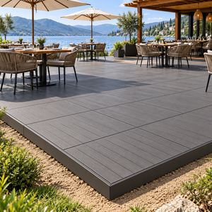 Plataforma Modular para Terraza en Azotea, de WPC y Acero Galvanizado, Impermeable, Ajustable, Prefabricada, para Exteriores, Calidad de Exportación - Product Image 6