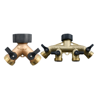 Répartiteur de <span class=keywords><strong>tuyau</strong></span> <span class=keywords><strong>d</strong></span>'<span class=keywords><strong>arrosage</strong></span> en laiton à 4 voies de 3/4 "Distributeur de connecteur <span class=keywords><strong>d</strong></span>'<span class=keywords><strong>arrosage</strong></span> de type Y <span class=keywords><strong>pour</strong></span> <span class=keywords><strong>robinet</strong></span> et <span class=keywords><strong>robinet</strong></span> extérieurs - Product Image 6