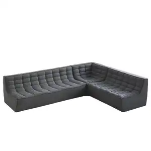 Talian-sofá esquinero de tela nórdica, mueble de gran tamaño para sala de estar