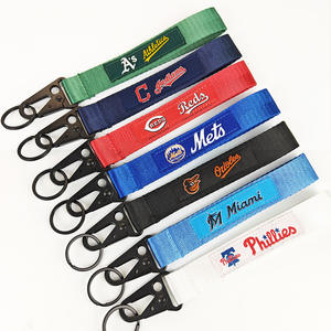 Llavero con Correa para Muñeca del Equipo <span class=keywords><strong>de</strong></span> Béisbol <span class=keywords><strong>de</strong></span> América ML, Antipérdida, para Deportes al Aire Libre, Tejido, Colgante - Product Image 2