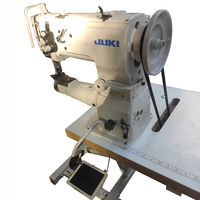 Machine à coudre industrielle à bras cylindrique JUKI LS1341 d'occasion pour la couture de sacs en cuir, de canapés et de coussins de siège
