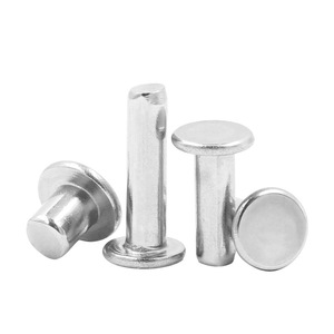 หมุดย้ำหัวแบนสแตนเลส 304 M2 M8 สำหรับการเชื่อมต่อโลหะ - Product Image 1