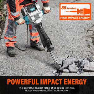 2100w 50-פאונד ג 'שקע פטיש חשמלי כבד הדמו מקדחות הריסה מצמרר בטון/מדרכה - Product Image 4