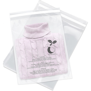 Bolsas de Ropa Compostables Hechas con Almidón de Maíz, 100% Compostables, Bolsas de Envío Biodegradables de Plástico PLA - Product Image 4