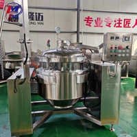 Industriële drukketel 100L-500L, 500L voor de verwerking van vleesproducten, soep, visproducten en bouillon.