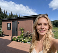 Casa Modular de 40 Pies en Oferta: Casa Contenedor Prefabricada de Lujo para Hoteles al Aire Libre