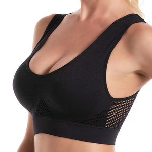 Sujetador de red transpirable para mujer, sin aros, push-up, minimizador, cobertura total, para uso diario, lencería y deportes ligeros - Product Image 5