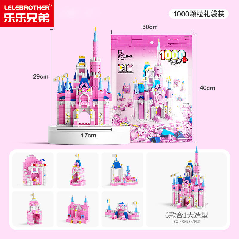 8742-3 Princess Castle 1000pcs