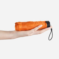 Logo personnalisé en gros femmes parapluie Festival cadeaux promotionnels manuel vinyle coupe-vent pas cher petit parapluie portable avec sac