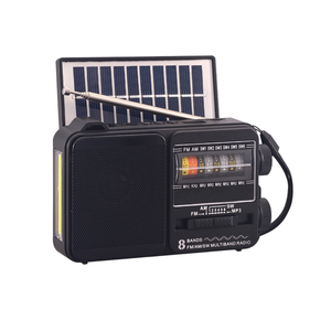 Portable Solar Powered 8-Band FM AM SW Radio with Built-in Speaker Flashlight USB TF <b>MP3</b> <b>Player</b> for Outdoor Camping Use - Product Image 6