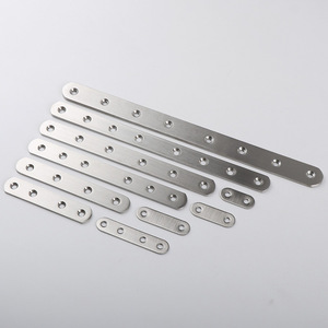 JINNATE Stainless Steel Connecting Pieces 300 Series Polished Flat Angle Brackets For Panel Connection - Product Image 2