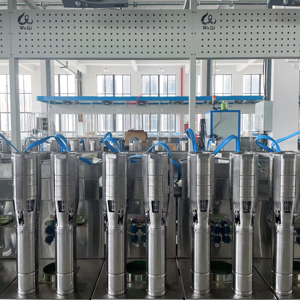 Bombas de Agua Solares de 7.5HP 65m3/h, Bomba Sumergible de 5.5KW 60M con Controlador <span class=keywords><strong>Inverter</strong></span> para Riego Agrícola - Product Image 6