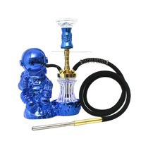 Chicha Astronaute de Luxe en Résine, Populaire, avec LED, pour Bar à Chicha et Fêtes, Prix Fabricant