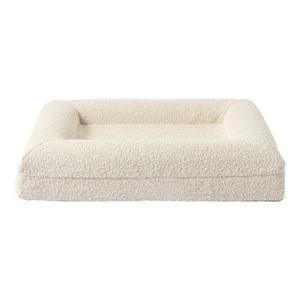Venta caliente personalizado Extra grande de lujo Boucle cama para perros ortopédica de espuma viscoelástica con cubierta extraíble para mascotas - Product Image 1