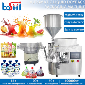 Machine d'emballage automatique commerciale pour boissons, machine horizontale de conditionnement de fruits, machine de remplissage de sachets à bec verseur - Product Image 5