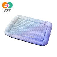 Tapis rafraîchissant auto-refroidissant en soie glacée respirante et confortable pour animaux de compagnie, taille M, lavable, pour petits chiens et chats