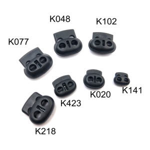 Wholesale Colorful <strong>Cord</strong> Lock <strong>Stopper</strong> Rope Double Toggle <strong>Cord</strong> Lock <strong>Stopper</strong> for Garment Plastic Painted Garment - Product Image 4