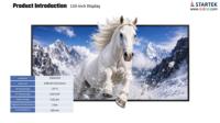 Pantalla LCD 3D sin Gafas de 110 Pulgadas 8K 7680x4320 con Sistema Operativo Windows, Pantalla Publicitaria Ultra Ancha, Sin Mareos, Profundidad de Visualización de 3m