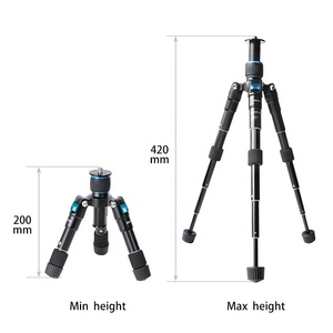 <span class=keywords><strong>Mini</strong></span> trípode de escritorio portátil, aleación de aluminio, para cámara Canon, Sony, DSLR, 2021 pulgadas, carga de hasta 11 libras, novedad de 18,9 - Product Image 4