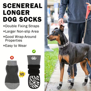 Calcetines Impermeables Antideslizantes para Mascotas, Protectores de Patas para Perros Medianos y Grandes, Universales para Perros y Gatos, Venta Caliente Transfronteriza - Product Image 1