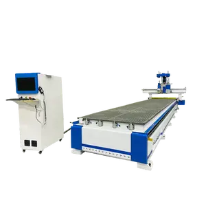 Máquina roteadora cnc de alimentação automática chinesa, kit com coletor de poeira, 2000*4000mm