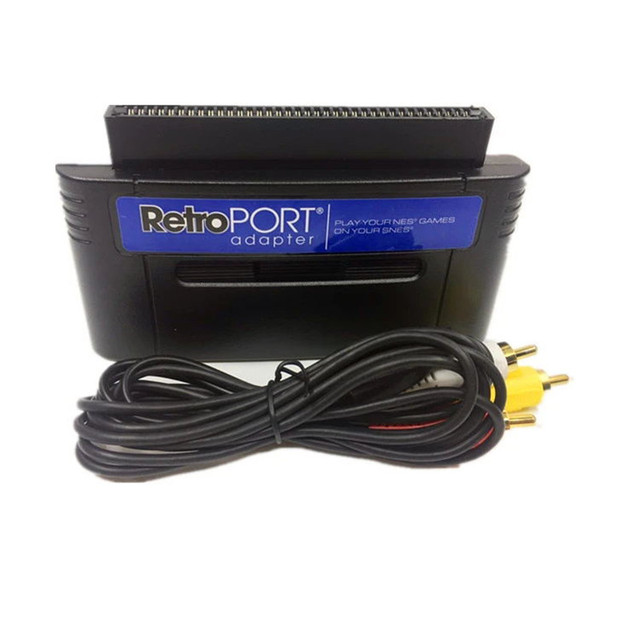 Retroport Retro Port Adapter 72pins Game Cartridge Adapter for NES Games Card to SNES SFC 16 Bit Console Convertor