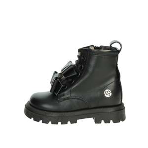 Botas Florens Bambine E5535 Nero hasta la pantorrilla para niñas, de cuero negro - Product Image 1