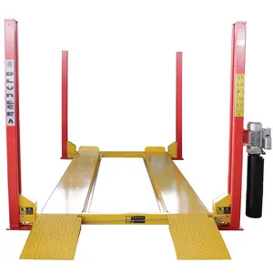 Ladder lock design 4 post car lift four post hydraulic car parking lift for sale