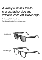 Lunettes Intelligentes IA : Traduction Instantanée Multi-Langues, Appels Mains Libres, Lecteur de Musique, Étanchéité IP67
