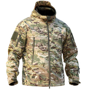Men's Outdoor 3-in-1 Thermal <b>Jacket</b> Waterproof <b>Fleece</b>-<b>lined</b> Softshell Multi-pocket For Hiking Camping Autumn Winter - Product Image 3