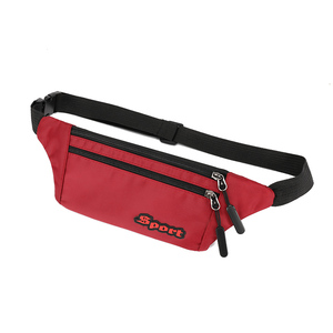 Riñonera Deportiva Unisex de Nailon con Cierre de Cremallera, Color Gris, Patrón de Letras, Uso Diario, Bolsa Cruzada con Correa - Product Image 6