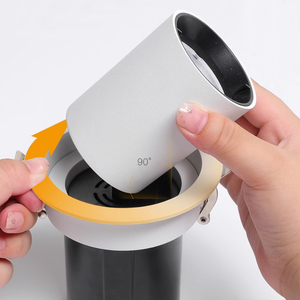 Hiện đại <span class=keywords><strong>LED</strong></span> Stretch downlight cho sử dụng trong nhà thương mại Home Trần spotlight có thể điều chỉnh ánh sáng có thể thu vào 4000k Trắng ấm - Product Image 3