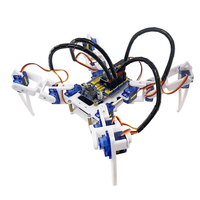 Pour Arduino Kit d'araignée rampante bionique Robotique expérimentale pour le suivi d'objets Robots télécommandés d'évitement d'obstacles