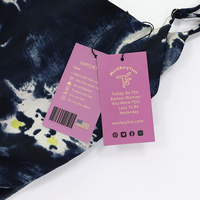 Oem Odm usine personnalisé votre propre logo vêtements pantalons étiquettes cadeau logo étiquettes main marque balançoire étiquettes volantes