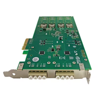 Adaptor Bypass Ethernet Server Port serat Quad Gigabit dengan Chip Intel I350AM4