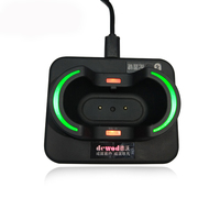 Mini-scanner de codes-barres 2D portable avec rotation à 360° et capacité à lire les codes QR, interface COM/USB, support de charge, produit en stock