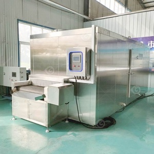 Tôm xoắn ốc Dâu Tây Đường hầm iqf Nitơ lỏng thiết bị Vụ Nổ Máy làm lạnh Tủ đông dòng hoàn chỉnh cho shocs - Product Image 2