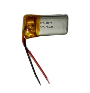 401020 3,7 В 55 мАч литий-полимерный аккумулятор для Носимых устройств TWS наушники - Product Image 2