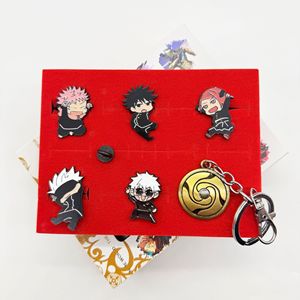 Broches y pines de aleación de metal con diseños de Dragon Goku, Luffy, Jujutsu Kaisen, <span class=keywords><strong>Demon</strong></span> Kimetsu, Kamado Nezuko, colgantes de anime y joyería de solapa - Product Image 4